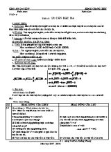 Giáo án Đại số Lớp 9 - Tiết 15 Căn bậc ba - Năm học 2017-2018 - Phạm Quang Huy